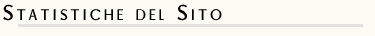 Statistiche del Sito